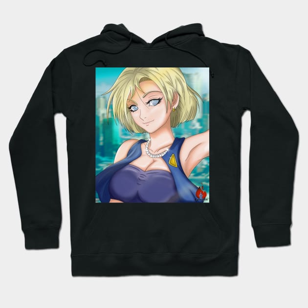 Android 18 hoodie cheap
